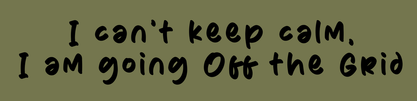 Can't Keep Calm